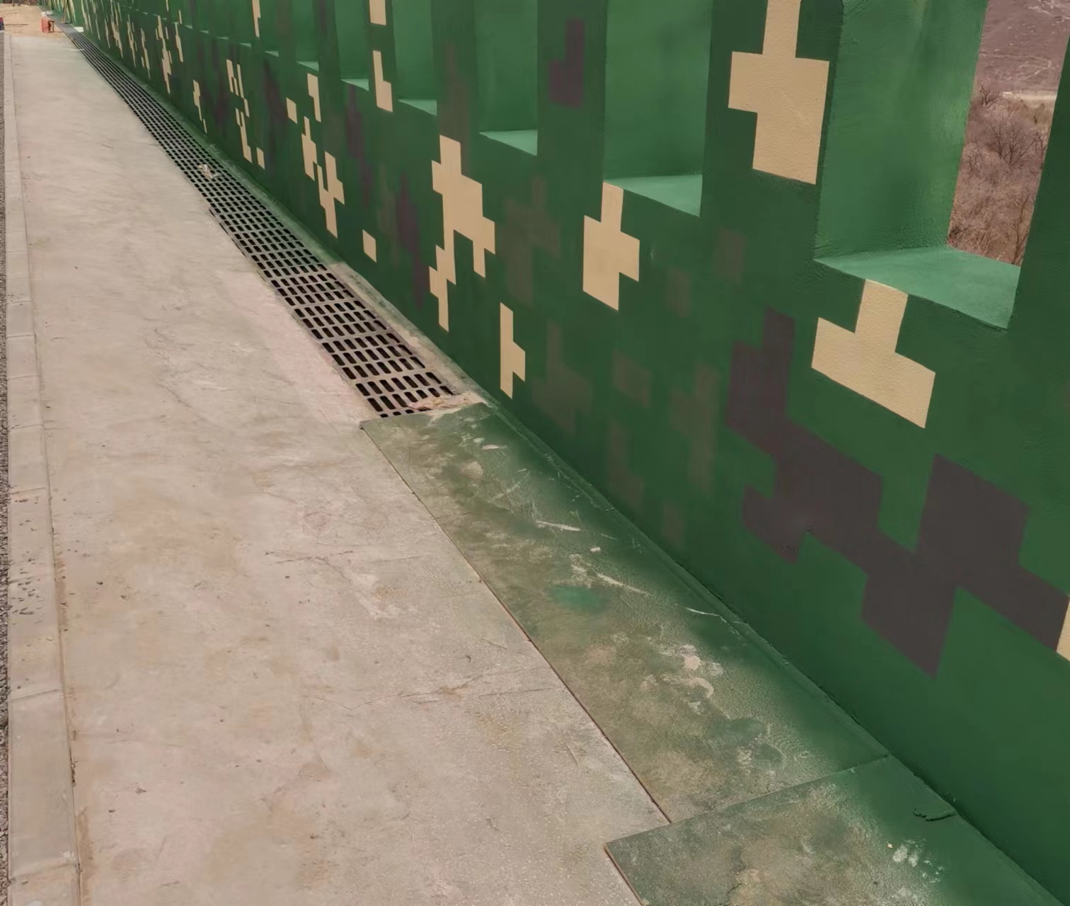 忻州围墙迷彩喷涂,数迷彩漆