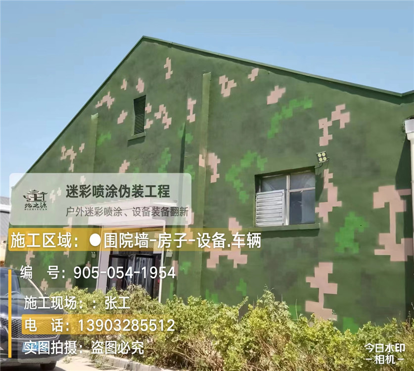 忻州外墙数码迷彩漆施工报价清单（100㎡标准墙面测算）